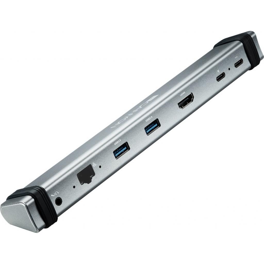 Порт-реплікатор Canyon Docking Station with 7 ports, 2*Type C, Input 100-240V (CNS-TDS06DG) - фото 1 Порт-реплікатор Canyon Docking Station with 7 ports, 2*Type C, Input 100-240V (CNS-TDS06DG) - фото 1