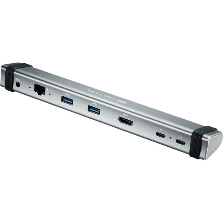 Порт-реплікатор Canyon Docking Station with 7 ports, 2*Type C, Input 100-240V (CNS-TDS06DG) - фото 2