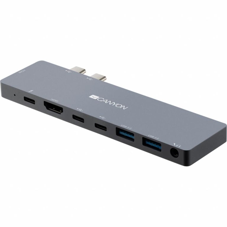 Порт-реплікатор Canyon Docking Station with 8 ports, 1*Type C PD100W+2*Type C (CNS-TDS08DG) - фото 1