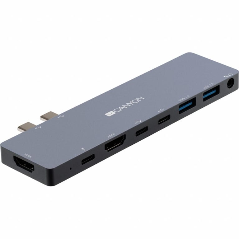 Порт-реплікатор Canyon Docking Station with 8 ports, 1*Type C PD100W+2*Type C (CNS-TDS08DG) - фото 3