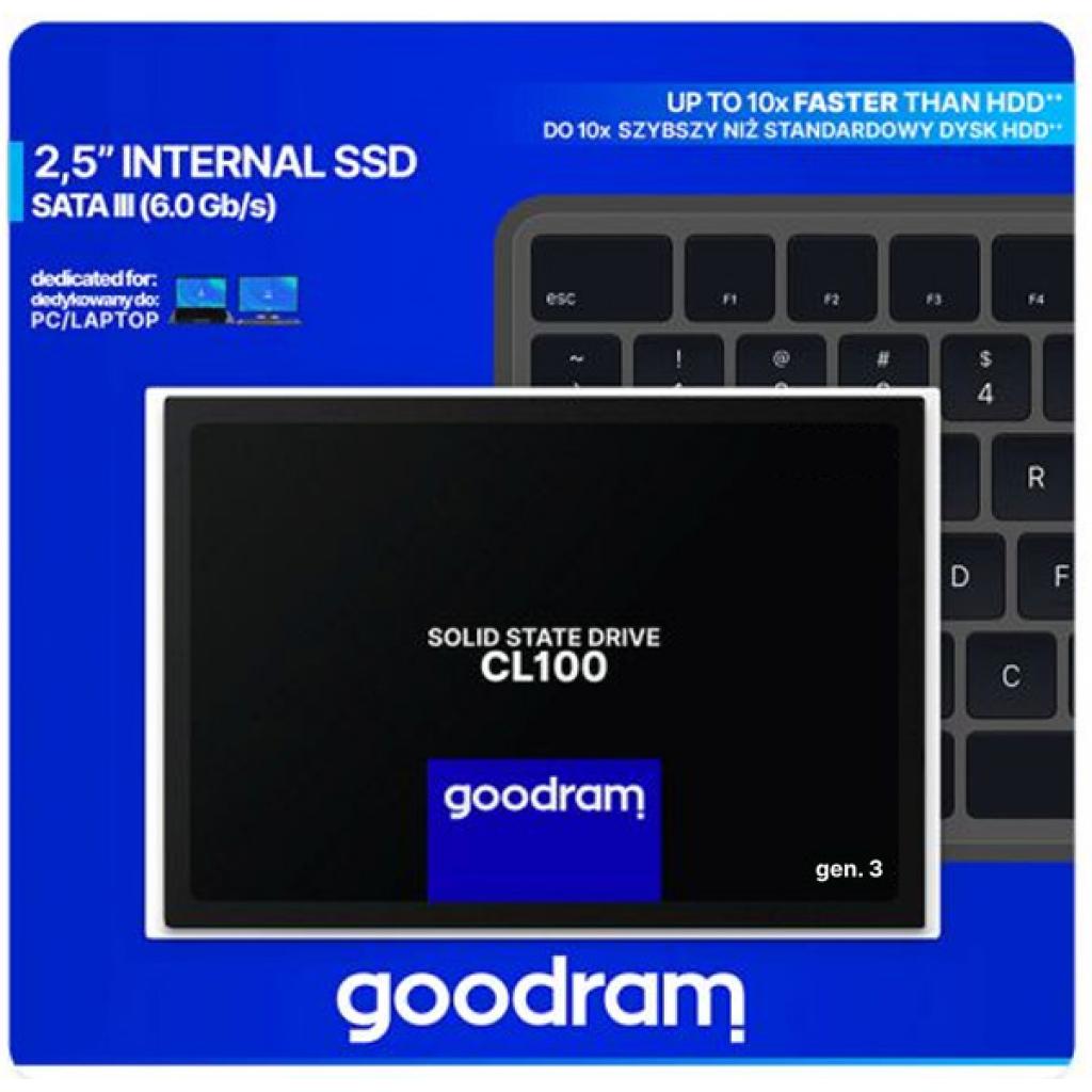 Накопичувач SSD 2.5" 480GB Goodram (SSDPR-CL100-480-G3) - фото 4 Накопичувач SSD 2.5" 480GB Goodram (SSDPR-CL100-480-G3) - фото 4