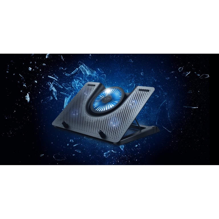Підставка до ноутбука Trust GXT 1125 Quno (17.3") Blue LED Black (23581_TRUST) - фото 6