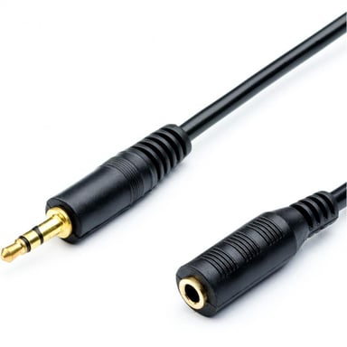 Кабель мультимедійний mini-Jack (male-female) 0.8m Atcom (16846) - фото 1
