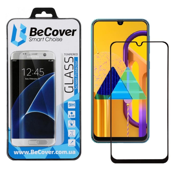 Скло захисне BeCover Samsung Galaxy M31 SM-M315 Black (704724) - фото 1