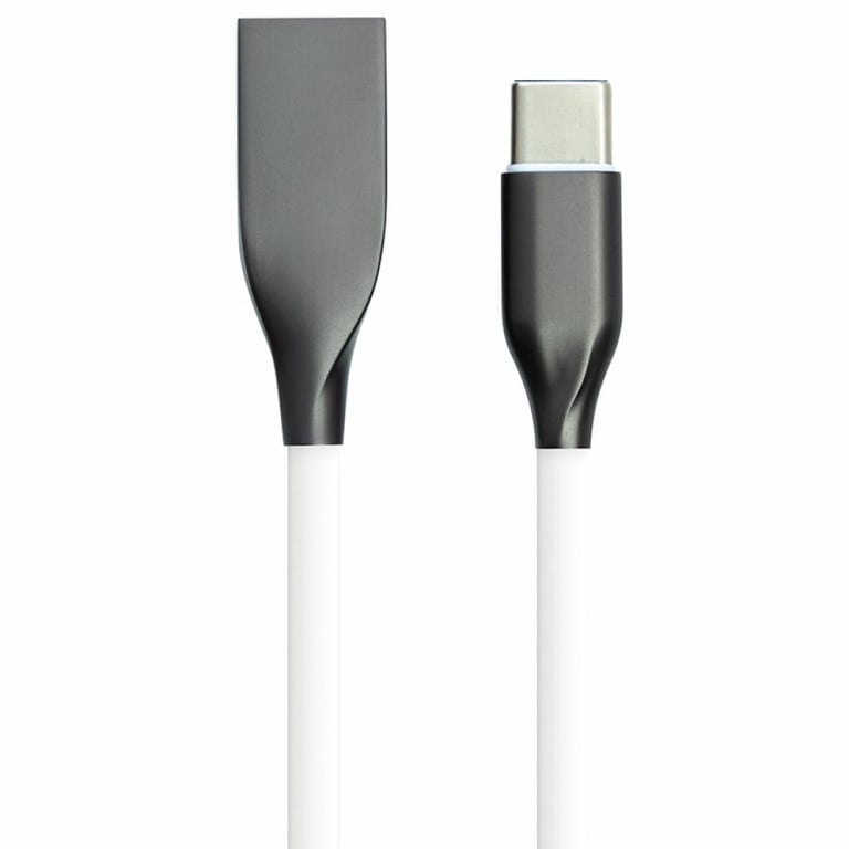 Дата кабель USB 2.0 AM to USB-C 1.0m white PowerPlant (CA910717) - фото 1