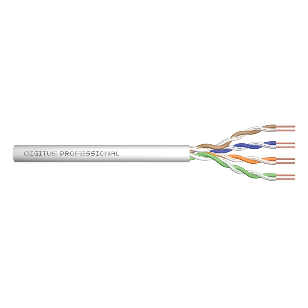 Кабель мережевий Digitus UTP 100м, cat 5e, CU, AWG24 (DK-1511-V-1-1) - фото 1