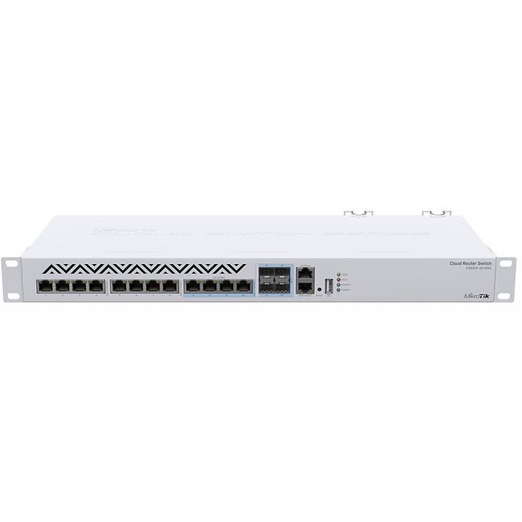 Комутатор мережевий Mikrotik CRS312-4C+8XG-RM - фото 1 Комутатор мережевий Mikrotik CRS312-4C+8XG-RM - фото 1