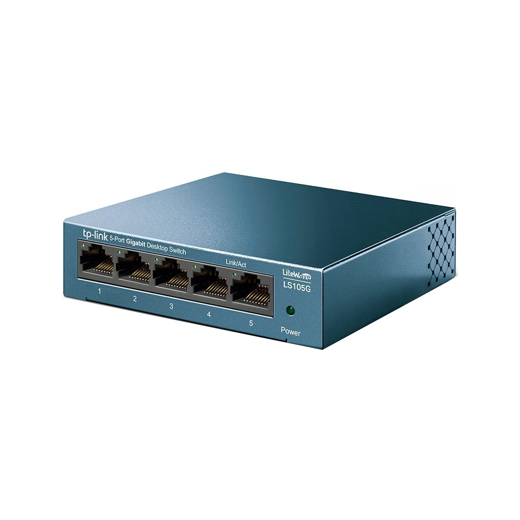 Комутатор мережевий TP-Link LS105G - фото 2 Комутатор мережевий TP-Link LS105G - фото 2
