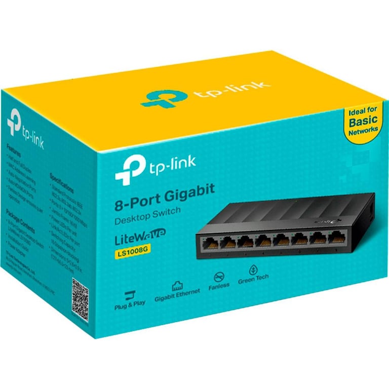 Комутатор мережевий TP-Link LS1008G - фото 3