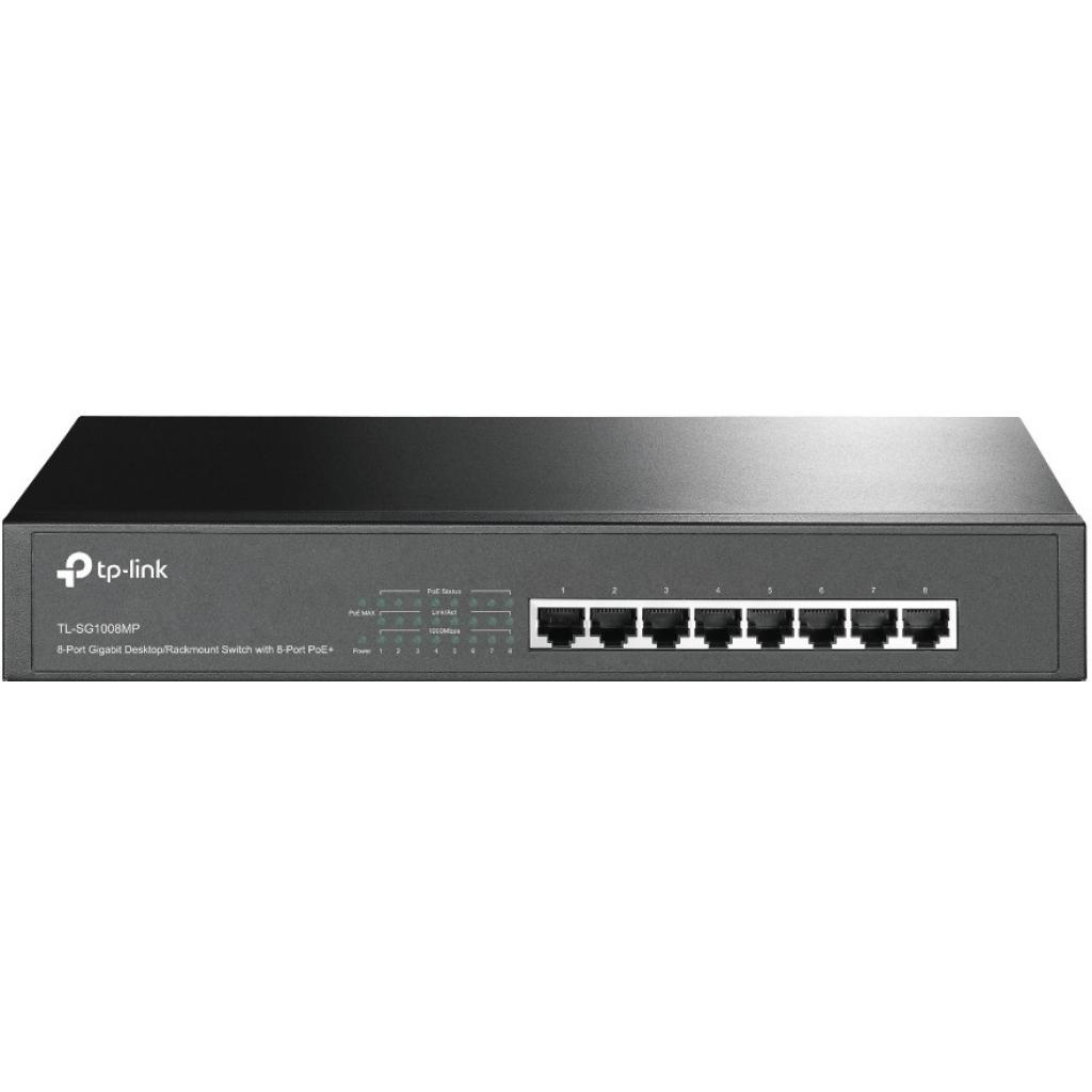 Комутатор мережевий TP-Link TL-SG1008MP Комутатор мережевий TP-Link TL-SG1008MP