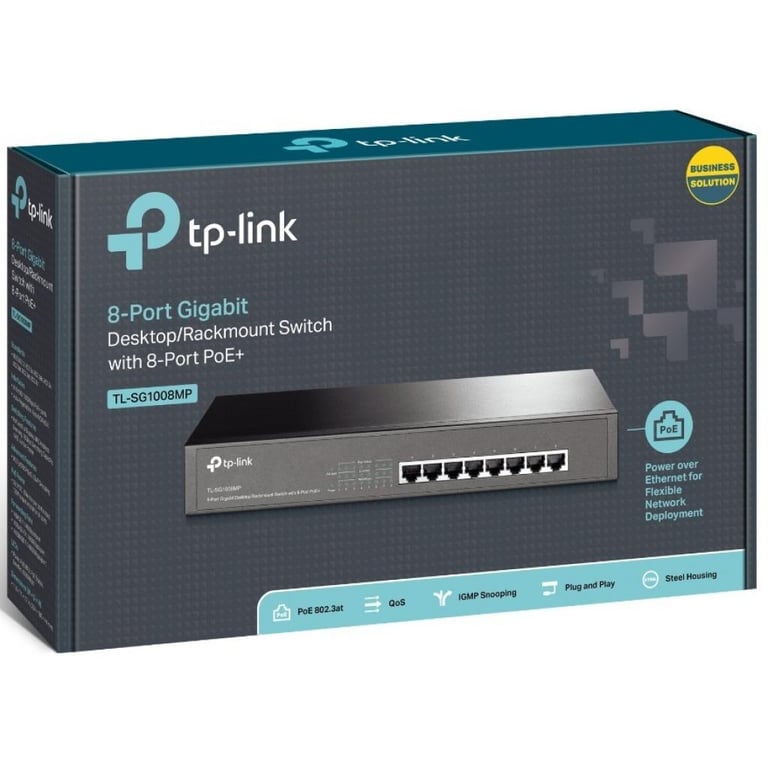 Комутатор мережевий TP-Link TL-SG1008MP - фото 4