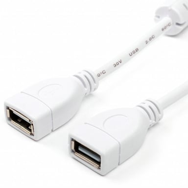 Дата кабель USB 2.0 AF/AF 1.8m Atcom (15647) - фото 1