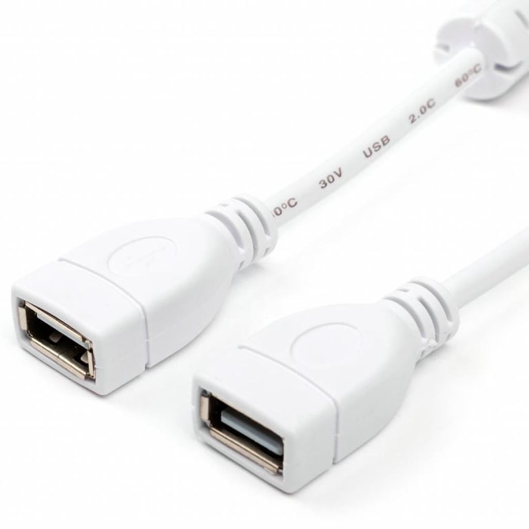 Дата кабель USB 2.0 AF/AF 1.8m Atcom (15647) - фото 1