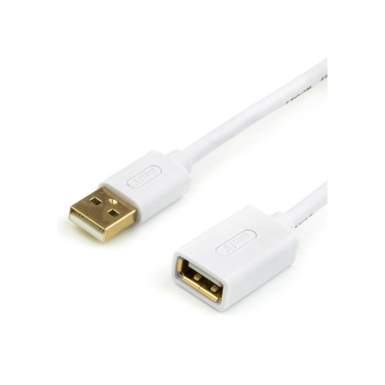 Дата кабель USB 2.0 AM/AF 0.8m Atcom (13424) - фото 1
