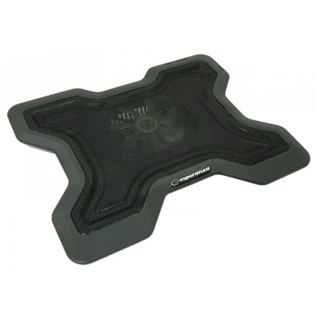 Підставка до ноутбука Esperanza Chinook Notebook Cooling Pad to size 15.6" (EA109) - фото 1 Підставка до ноутбука Esperanza Chinook Notebook Cooling Pad to size 15.6" (EA109) - фото 1