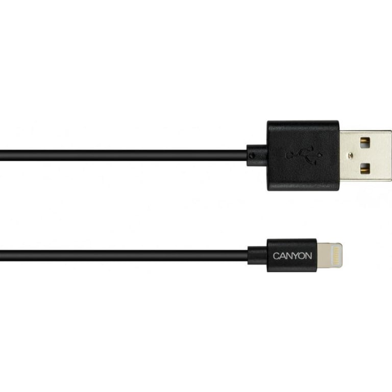 Дата кабель USB 2.0 AM to Lightning 1.0m MFI Black Canyon (CNS-MFICAB01B) - фото 2