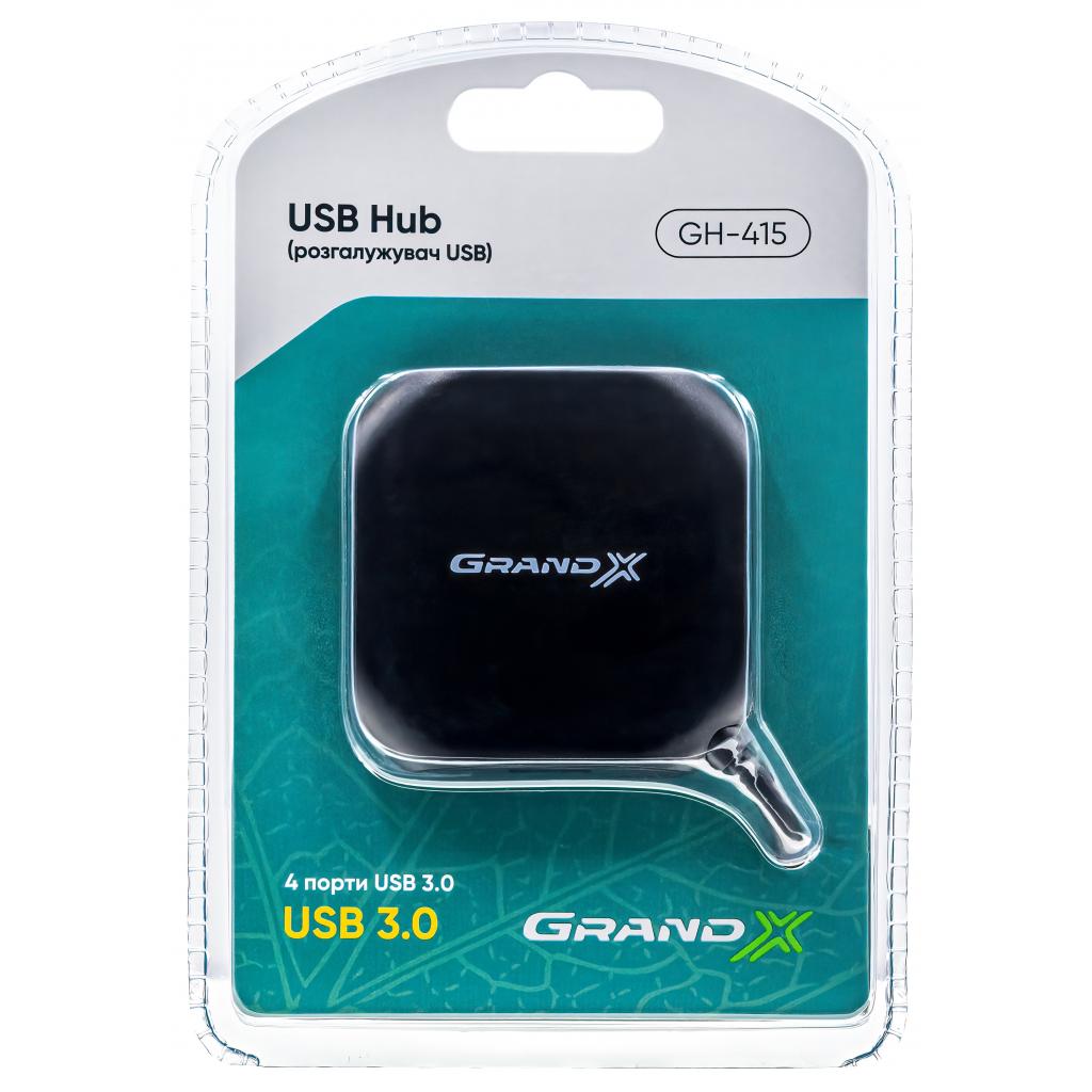 Концентратор Grand-X Travel 4 х USB3.0 (GH-415) - фото 2 Концентратор Grand-X Travel 4 х USB3.0 (GH-415) - фото 2