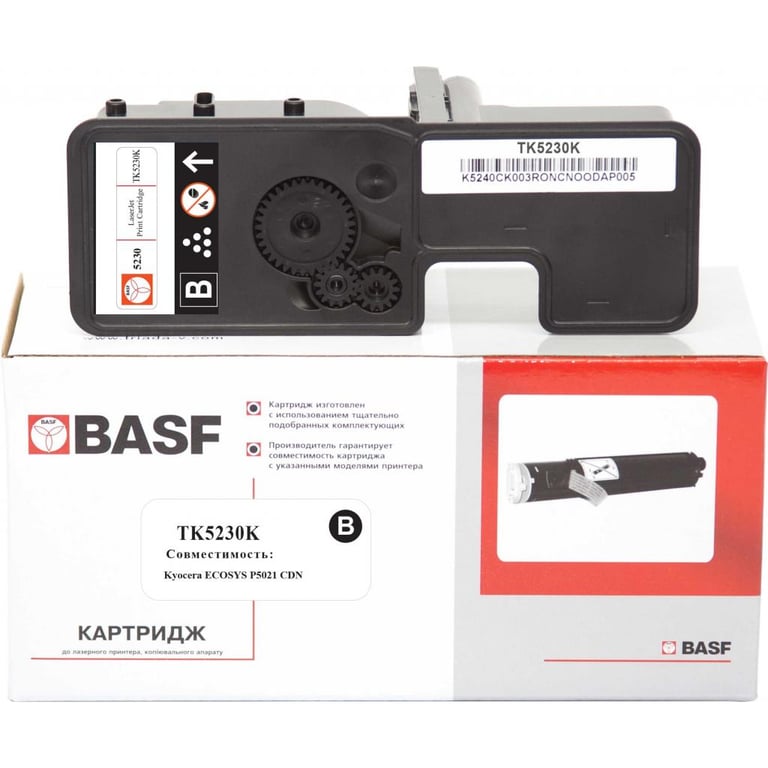 Тонер-картридж BASF KYOCERA TK-5230K 1T02R90NL0 Black (BASF-KT-1T02R90NL0) - фото 1