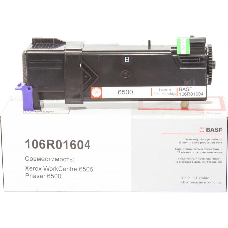 Тонер-картридж BASF Xerox Ph 6500/WC6505 Black 106R01604 (KT-106R01604) - фото 1