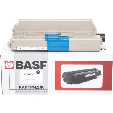 Тонер-картридж BASF OKI C332/MC363 Black 46508736 (KT-46508736) - фото 1