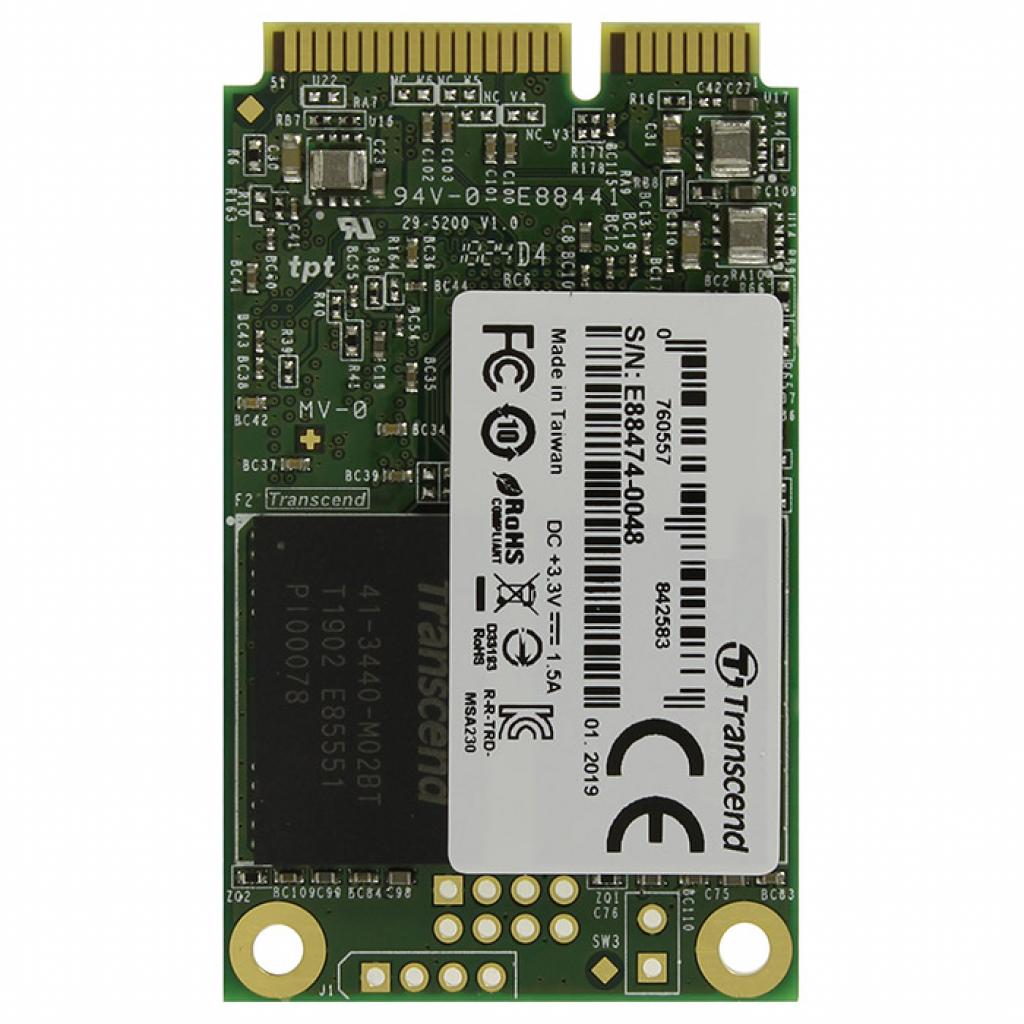 Накопичувач SSD mSATA 128GB Transcend (TS128GMSA230S) Накопичувач SSD mSATA 128GB Transcend (TS128GMSA230S)