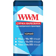 Стрічка до принтерів 10мм х 10м HD (К.) Black WWM (R10.10H) - фото 1