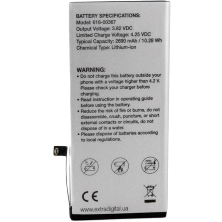 Акумуляторна батарея Extradigital Apple iPhone 8 Plus (2690 mAh) (BMA6457) - фото 2