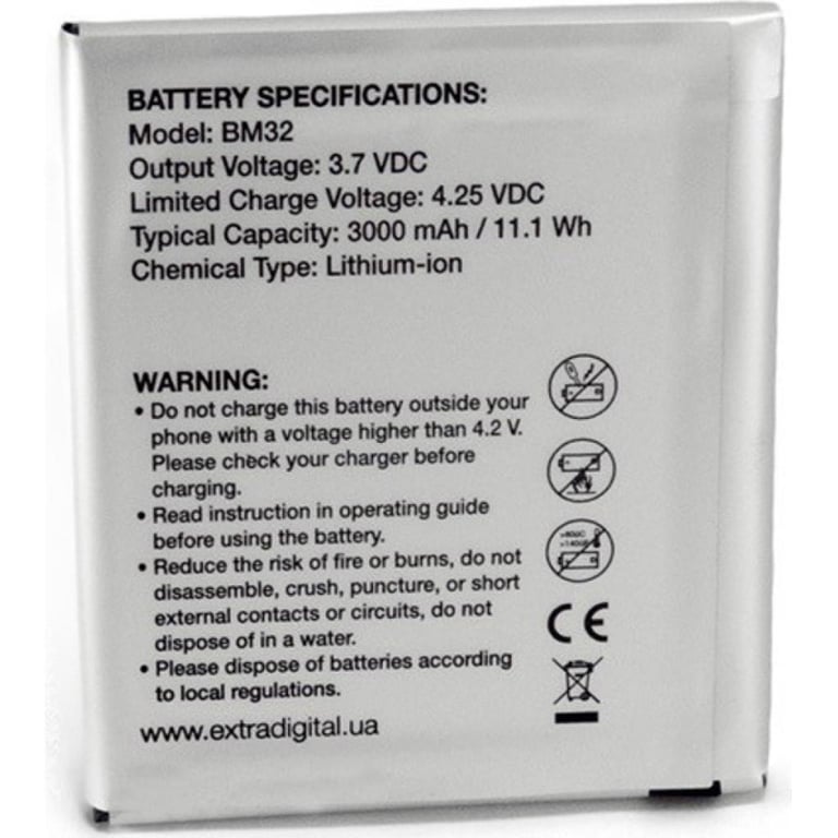 Акумуляторна батарея Extradigital Xiaomi Mi4 (BM32) 3000 mAh (BMX6446) - фото 2
