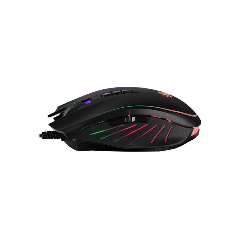 Мишка A4Tech Bloody Q81 Neon XGlide Curve Black - фото 3