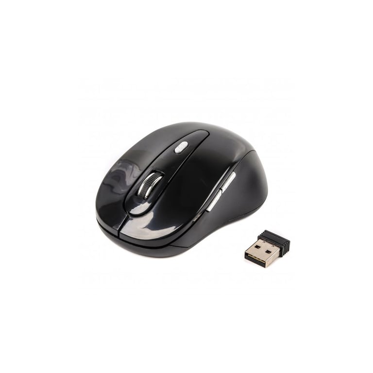 Мишка Gembird MUSW-6B-01-B Black (MUSW-6B-01) - фото 1