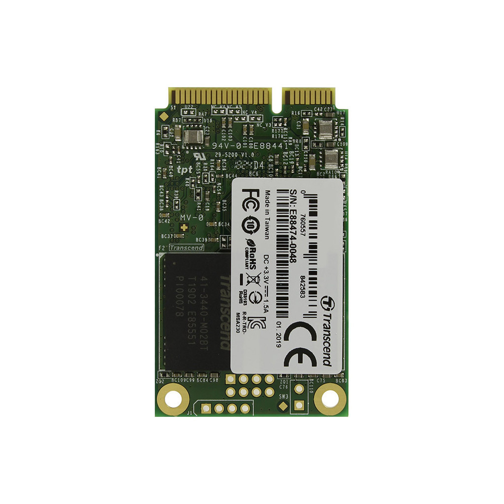 Накопичувач SSD mSATA 256GB Transcend (TS256GMSA230S) Накопичувач SSD mSATA 256GB Transcend (TS256GMSA230S)