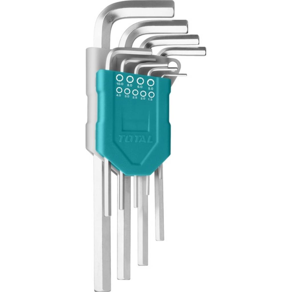 Ключ Total THT106191 шестигранний, 1.5-10мм, 9шт. (THT106191) - фото 1