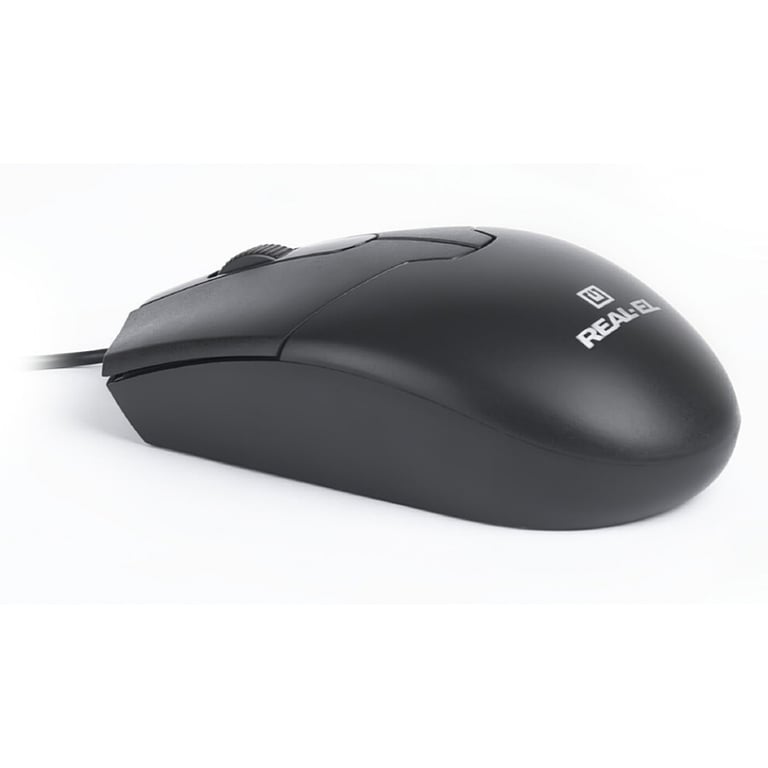 Мишка REAL-EL RM-208 USB Black - фото 2