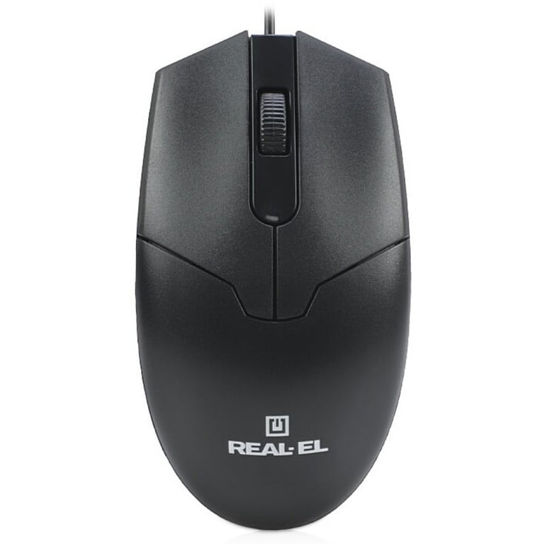 Мишка REAL-EL RM-208 USB Black - фото 6