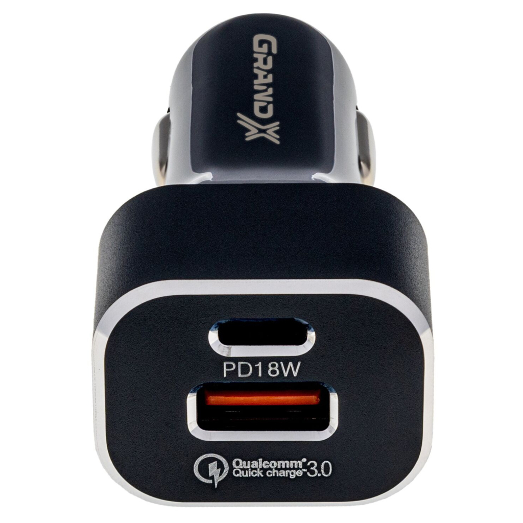 Зарядний пристрій Grand-X CH-29 PD 3.0, Quick Charge QС3.0, 1 TypeC, 1 USB (CH-29) - фото 3 Зарядний пристрій Grand-X CH-29 PD 3.0, Quick Charge QС3.0, 1 TypeC, 1 USB (CH-29) - фото 3