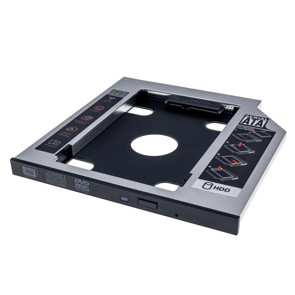 Фрейм-перехідник Grand-X HDD 2,5'' SATA2/SATA3 Slim 9,5mm (HDC-24С) - фото 1 Фрейм-перехідник Grand-X HDD 2,5'' SATA2/SATA3 Slim 9,5mm (HDC-24С) - фото 1