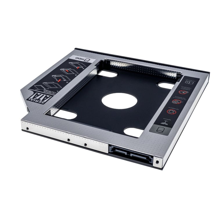 Фрейм-перехідник Grand-X HDD 2,5'' SATA2/SATA3 Slim 9,5mm (HDC-24С) - фото 2