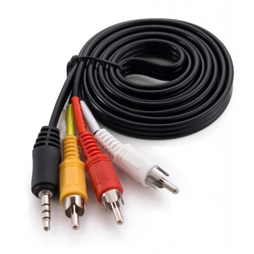 Кабель мультимедійний 3.5mm M to 3xRCA M 1.5m Extradigital (KBV1731) Кабель мультимедійний 3.5mm M to 3xRCA M 1.5m Extradigital (KBV1731)