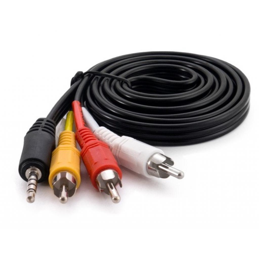 Кабель мультимедійний 3.5mm M to 3xRCA M 1.5m Extradigital (KBV1731) - фото 2 Кабель мультимедійний 3.5mm M to 3xRCA M 1.5m Extradigital (KBV1731) - фото 2