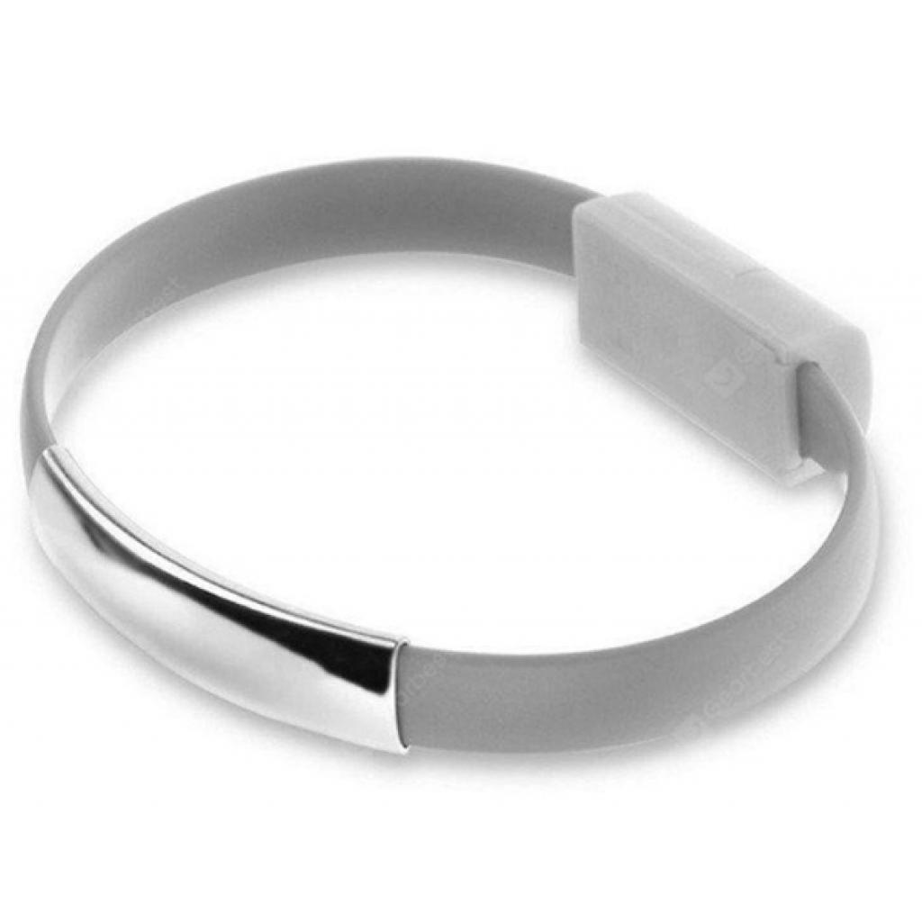 Дата кабель USB 2.0 AM to USB-C 0.2m grey Extradigital (KBU1779) - фото 1