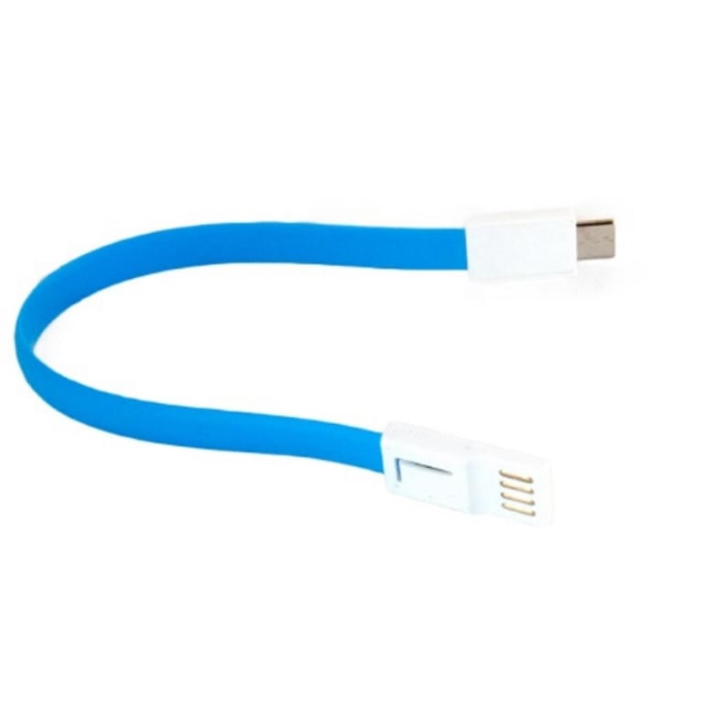 Дата кабель USB 2.0 AM to USB-C 0.18m blue Extradigital (KBU1787) - фото 3