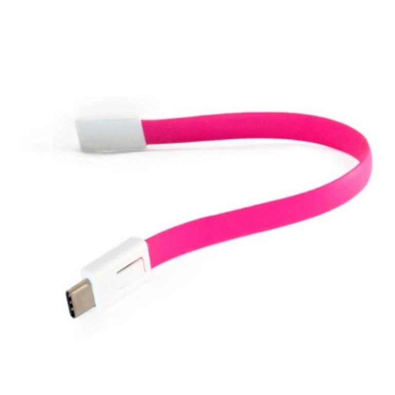 Дата кабель USB 2.0 AM to USB-C 0.18m pink Extradigital (KBU1788) - фото 4