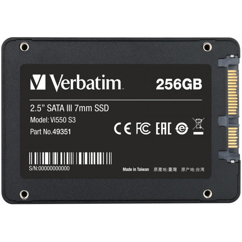 Накопичувач SSD 2.5" 256GB Verbatim (49351) - фото 2 Накопичувач SSD 2.5" 256GB Verbatim (49351) - фото 2