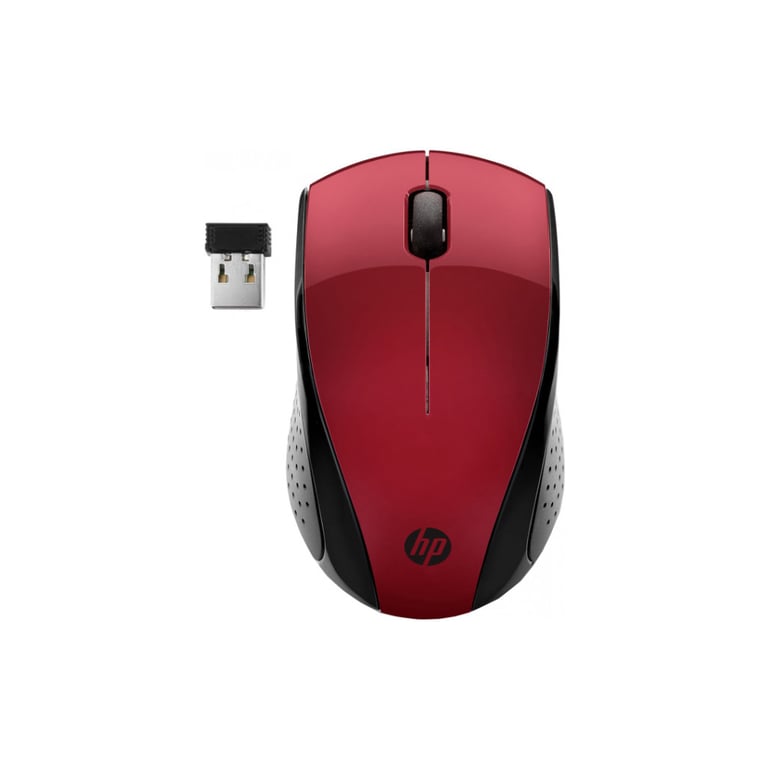 Мишка HP 220 Red (7KX10AA) - фото 2