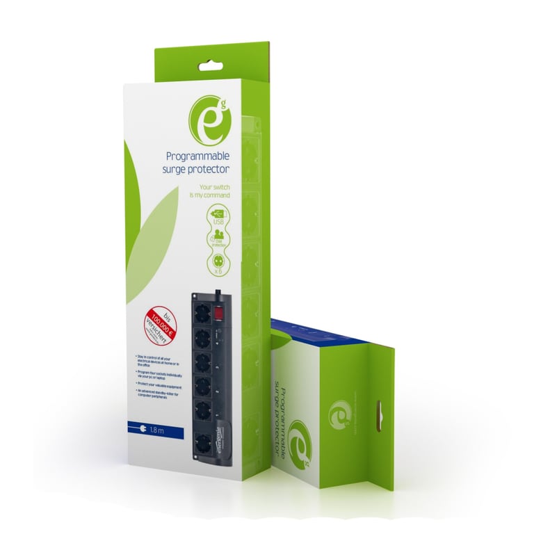 Мережевий фільтр живлення EnerGenie EG-PMS2 - фото 3