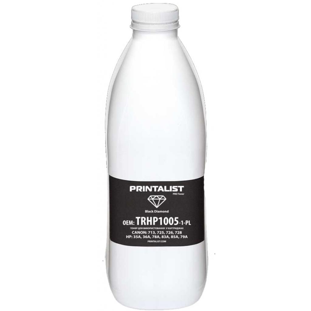Тонер HP LJ P1005/1006/1505, 1000г Black Printalist (TRHP1005-1-PL) Тонер HP LJ P1005/1006/1505, 1000г Black Printalist (TRHP1005-1-PL)