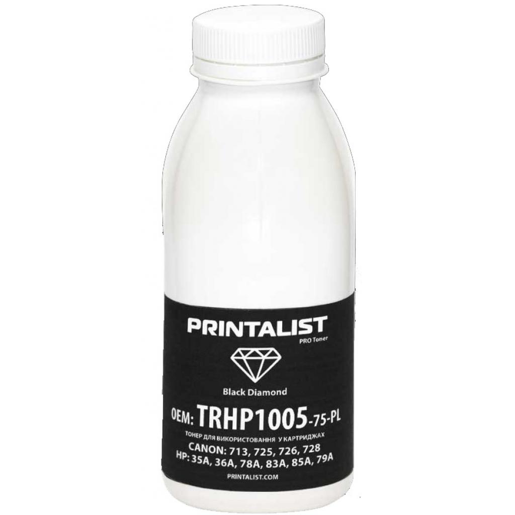 Тонер HP LJ P1005/1006/1505, 75г Black Printalist (TRHP1005-75-PL) Тонер HP LJ P1005/1006/1505, 75г Black Printalist (TRHP1005-75-PL)