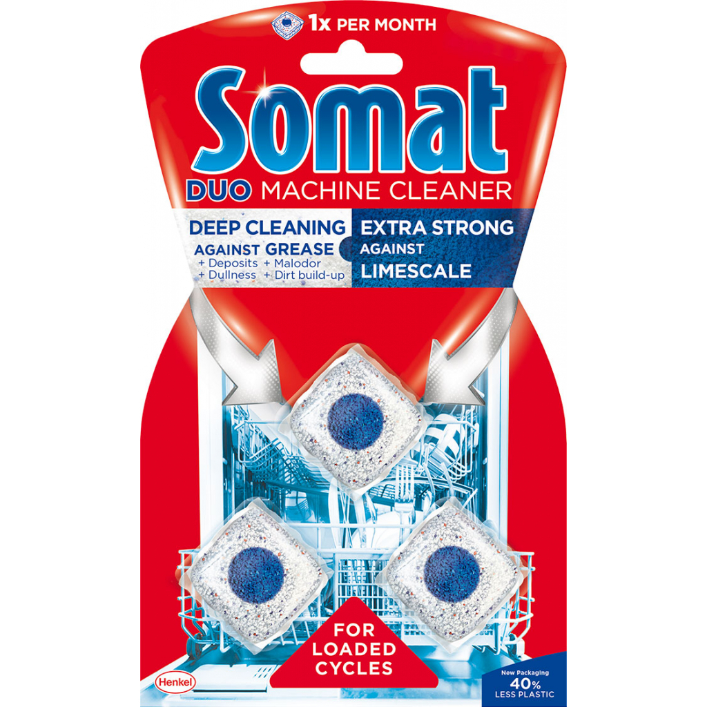 Очищувач для посудомийних машин Somat Machine Cleaner 60 г (9000100999786) - фото 1 Очищувач для посудомийних машин Somat Machine Cleaner 60 г (9000100999786) - фото 1