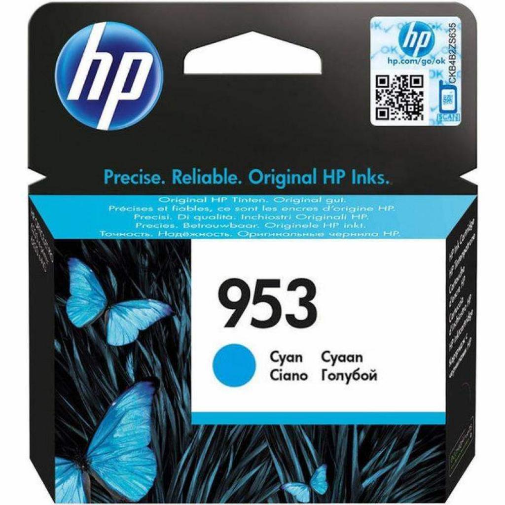 Картридж HP DJ No.953 Officejet Pro 8210/8710/8720/8725/8730 Cyan, 700с (F6U12AE) - головне фото