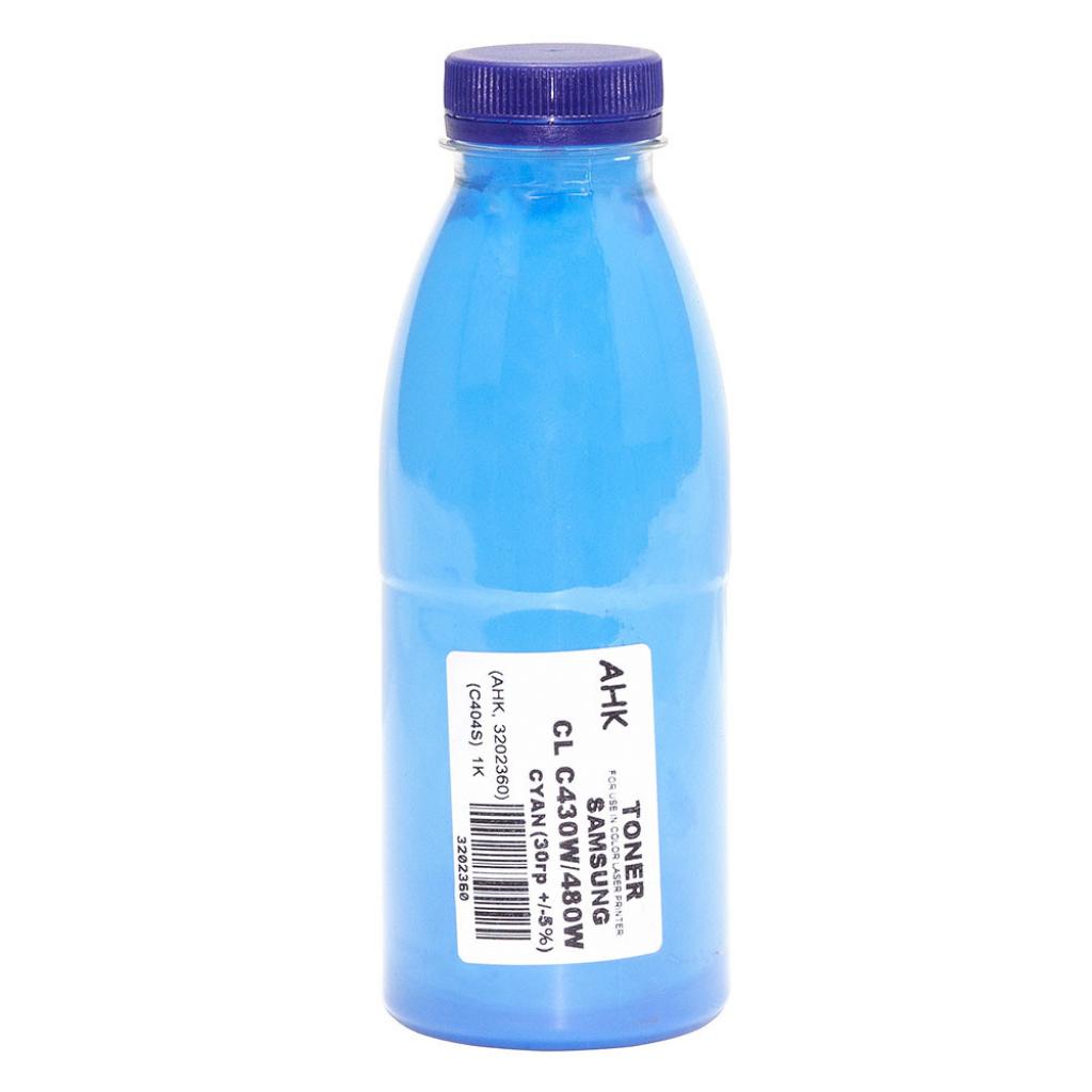 Тонер Samsung SL-C430W/480W, 30г Cyan AHK (3202360) - фото 1